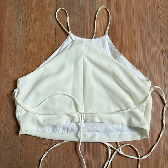 Zara Halter Strappy Crop Top - Picture 4 of 7